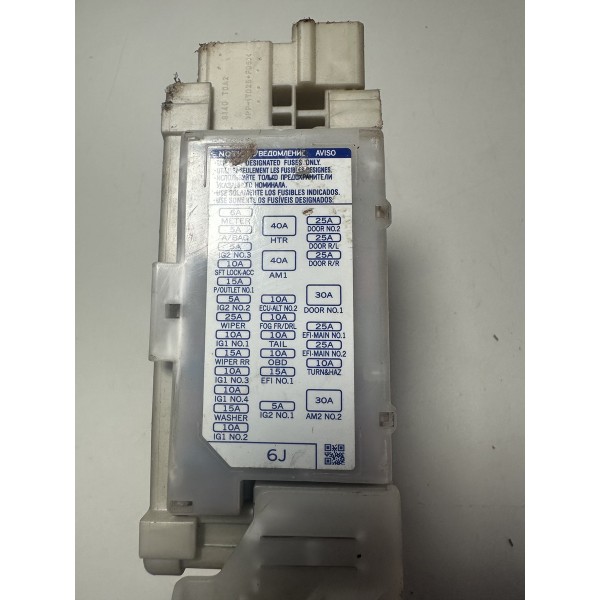 Caixa De Fusível Hilux Srv 2016/2022 Original