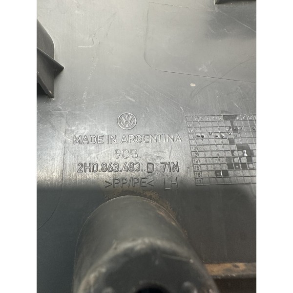 Soleira Interna Pé Coluna Esquerda Amarok 2011/2016 Original Preto