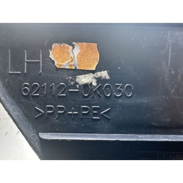 Acabamento Soleira Dianteira L/e Hilux 2009/2015 Original Cinza