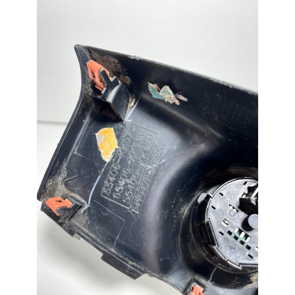 Moldura Botões Comando Ar Condicionado Hilux 16/20 Original Preto