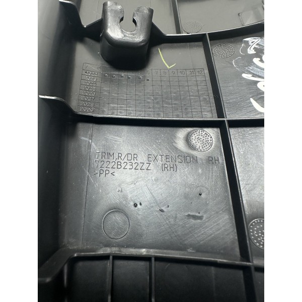 Acabamento Forro Porta Traseira L/d L200 2017/2024 Original