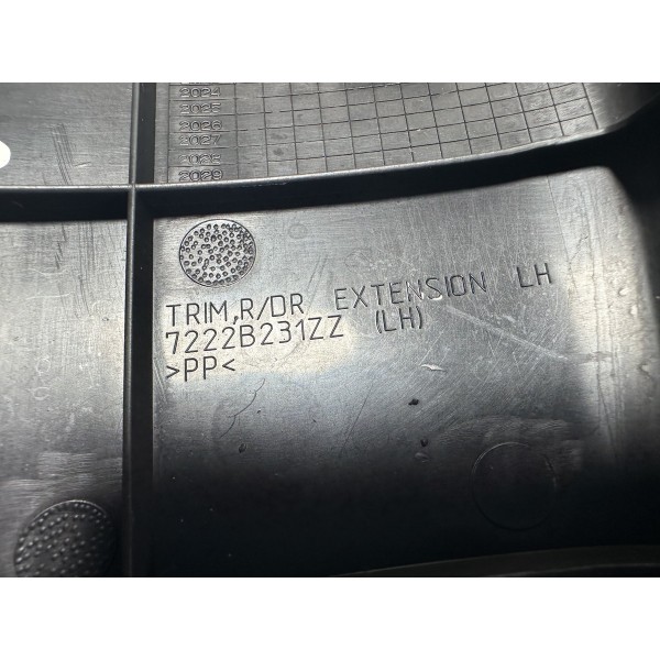 Acabamento Forro Porta Traseira L/e L200 2017/2024 Original