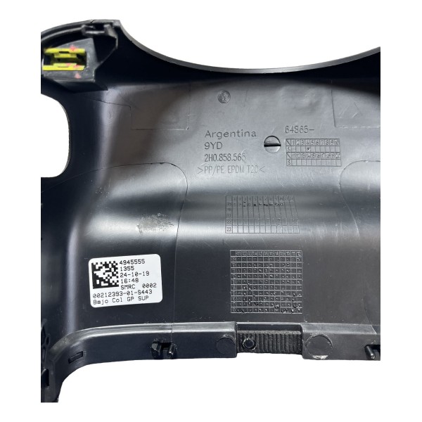 Acabamento Superior Coluna Direção Vw Amarok 2010/2023 Orig