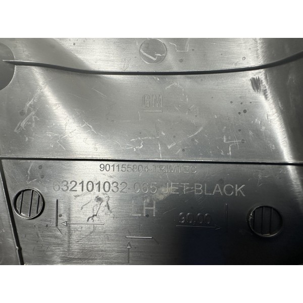 Moldura Soleira Porta Dianteira Esquerda S10 2014/2023 Preto