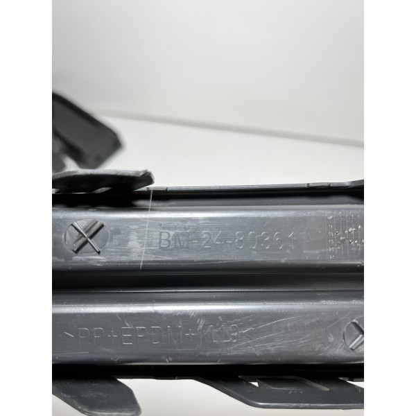 Moldura Grade Farol Milha Dianteiro Esquerdo 17/22 Original Preto Esquerdo