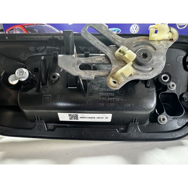 Maçaneta Tampa Traseira Caçamba S10 Furo Cilindro/câm. 17/21