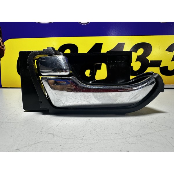 Maçaneta Interna Traseira L/e Cromada S10 2015/2020 Original Dianteira