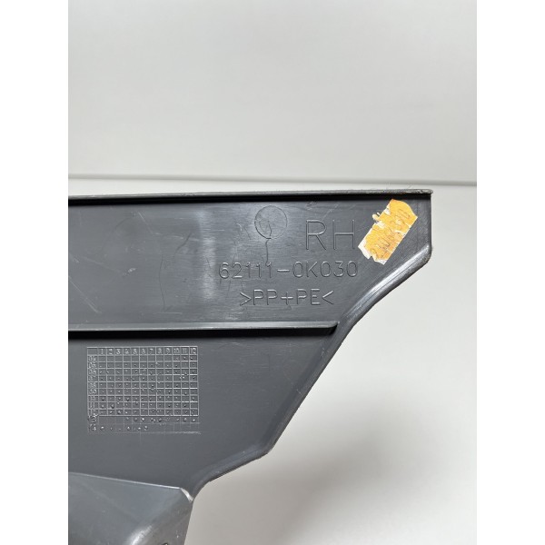 Acabamento Soleira Direita Hilux 2010/2015 Original Cinza