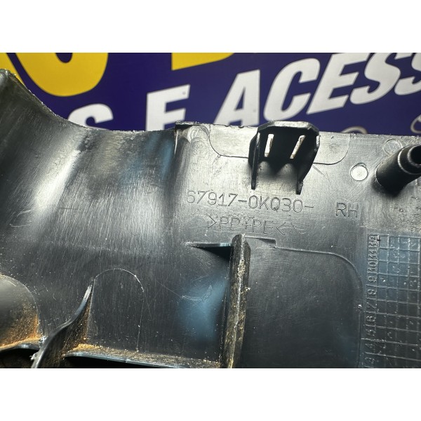 Acabamento Soleira Traseira L/d Hilux 2009/2015 Original