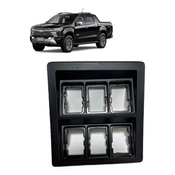 Moldura Botão Painel Toyota Hilux 2016/2023 Original