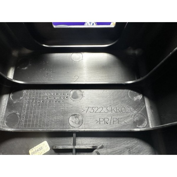 Acabamento Interno Cinto Tras Hilux Preto 2017/2020 Original