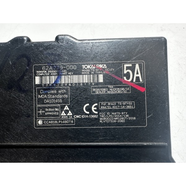 Módulo Ignição 5a Hilux 2.8 2016/2021 Original