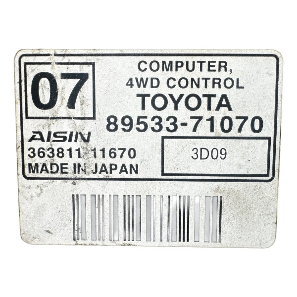Modulo Controle Tração Hilux/sw4 2012/2015 Original