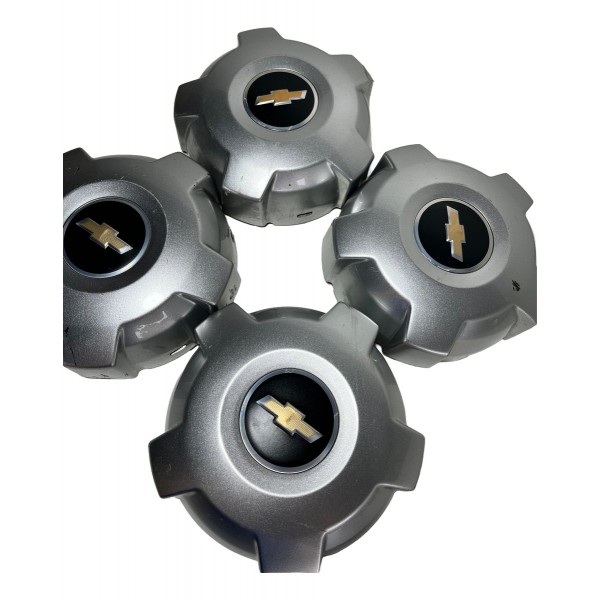 Calota Miolo Da Roda De Aço Ferro S10 2014 2015 Original Prateado