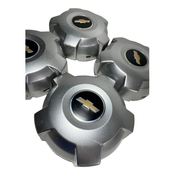 Calota Miolo Da Roda De Aço Ferro S10 2014 2015 Original Prateado