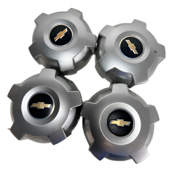 Calota Miolo Da Roda De Aço Ferro S10 2014 2015 Original Prateado