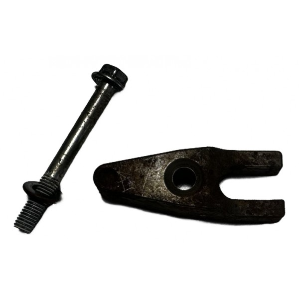 Suporte Trava Bico Injetor C/parafuso Hilux 2.8 16/23 Origin Amarelo