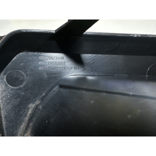 Moldura Suporte Farol Milha S10 L/d 2021 Original Preto