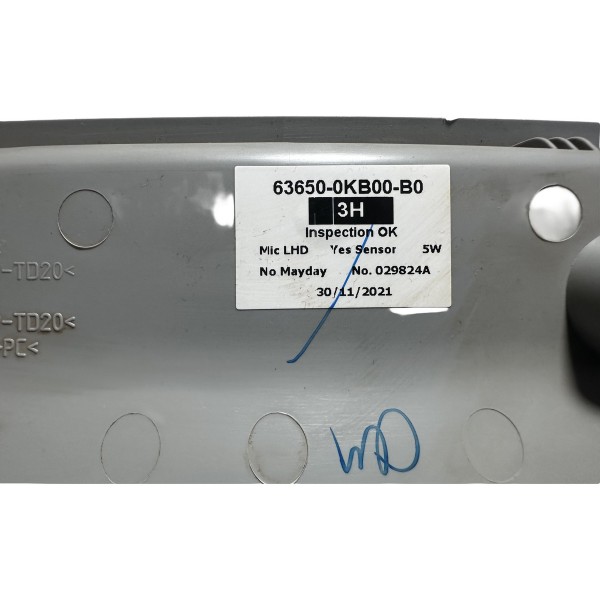 Luz De Teto Porta Óculos Hilux Srv 2.8 2023 Original