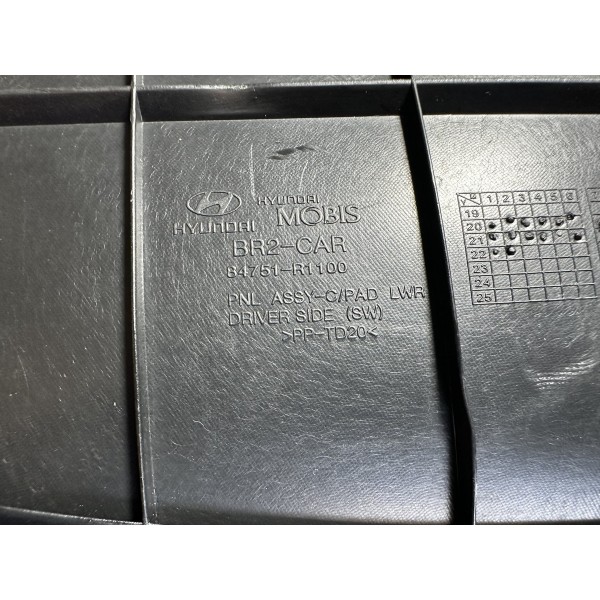 Moldura Painel Caixa Fusíveis Hb20 1.0 2023/2024 Original