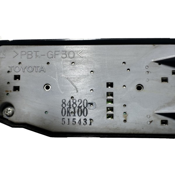 Comando Vidro Elétrico Hilux 2005/2015 Original