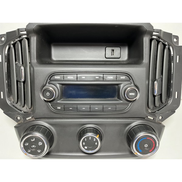 Moldura Painel Com Comando De Ar E Som S10 17/21 Original