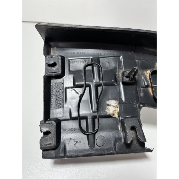 Moldura Parachoque Traseiro Direito S10 18/20 Original Preto Direito