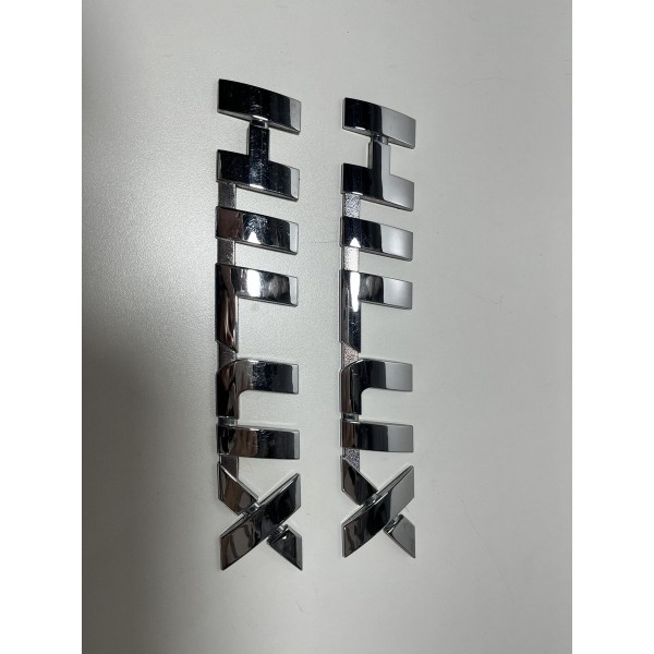 Adesivo Aplique Toyota Hilux Porta Cromado