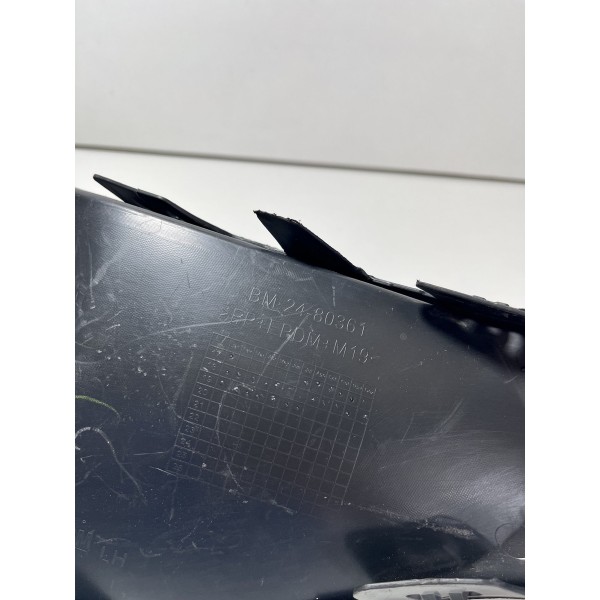 Moldura Milha Com Furo Lado Esquerdo S10 17/19 Original Preto