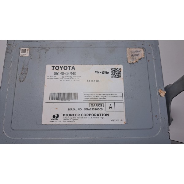 Central Multimídia Hilux 2019/2020 Original