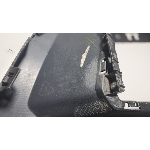 Moldura Milha Parachoque Esquerdo S10 21/24 Original Preto Esquerdo
