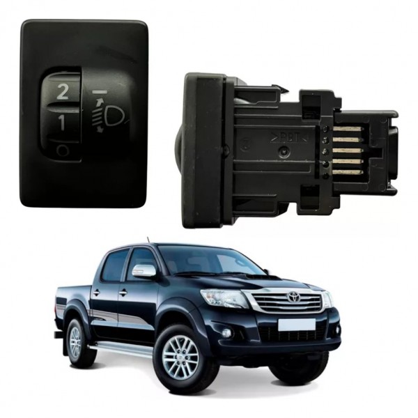 Botão Regulador Farol Hilux 2016/2019 Original