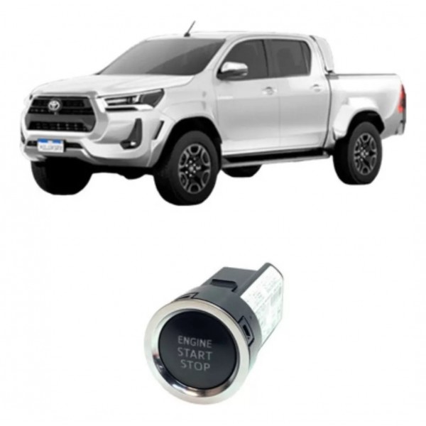 Botão Ingnição Start Stop Toyota Hilux Sw4 21/22 Original