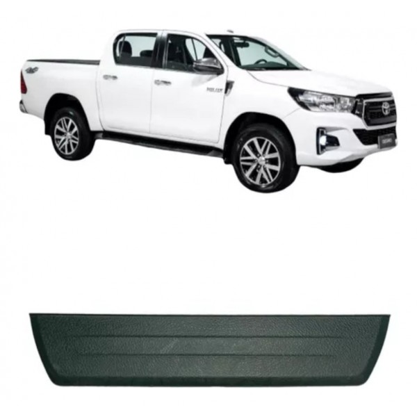 Soleira De Porta Traseira Esquerda Hilux 2016 À 23 Original Preto