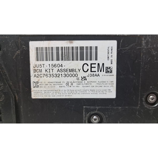 Modulo Bcm Conforto Ford Ranger 3.2 2022 Original