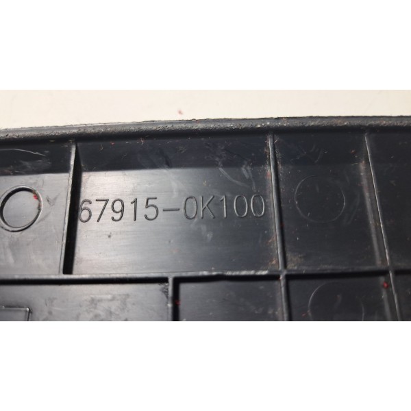 Soleira Externa Traseira Direita Hilux Sw4 2016/2020 Orig Preto